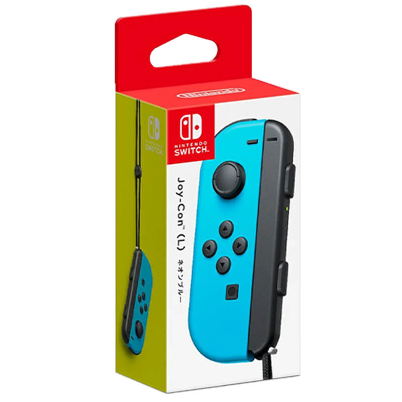 Nintendo Joy-Con (L) 無 ネオンブルー ジャンク品