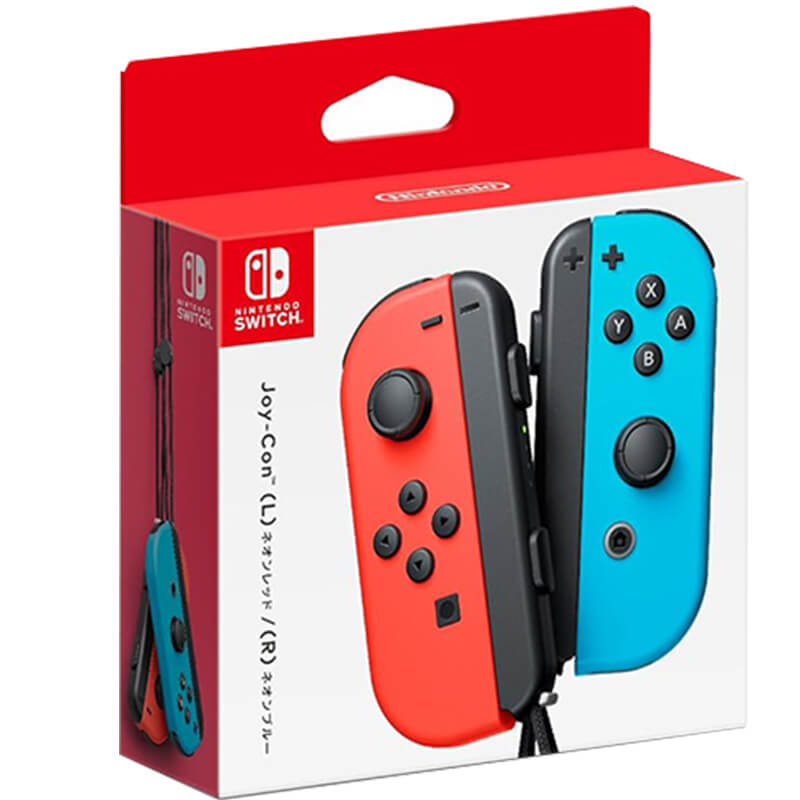 ジャンク品】Switch ジョイコン 強し ネオンレッド